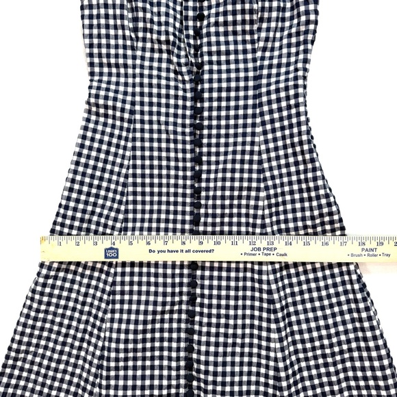 NWOT New Anthropologie Women's Gingham Midi Dress 4 Petite Seen Worn Kept Straps - Picture 8 of 8